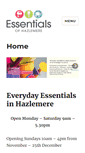 Mobile Screenshot of essentialsathazlemere.co.uk